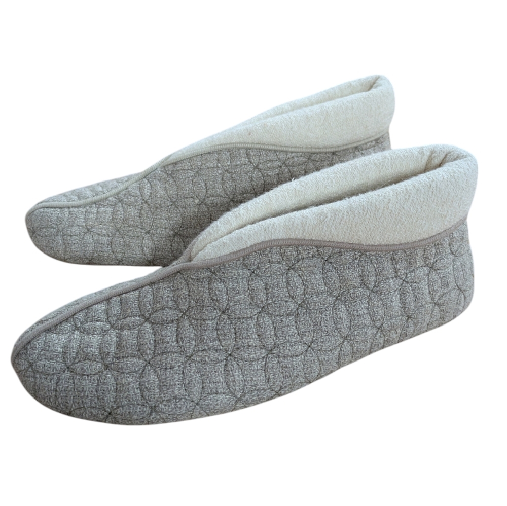 Acorn Tan Quilted Slippers Womens Size 6.5-7.5 - Picture 11 of 11